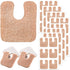 48 Pieces U Shaped Felt Callus Pads Metatarsal Pads Forefoot Foot Pads Pain Relief Foot Cushion Keep Protecting Calluses from Rubbing on Shoes Adh...