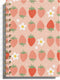 Strawberry Notebook Journal, Strawberry Office Supplies, Aesthetic Spiral Notebook Journal for Women, Cute Composition Notebook, Hardcover Spiral ...