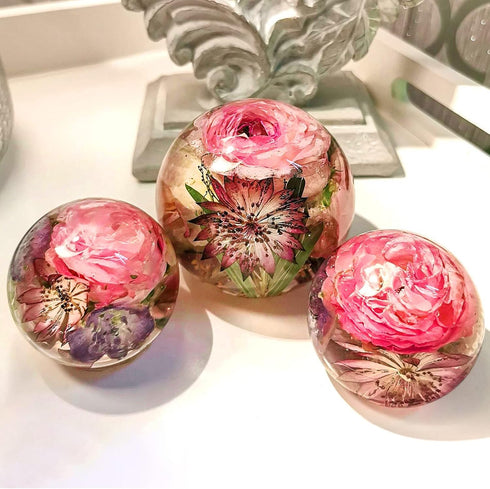 8Pcs Sphere Resin Molds Silicone, BABORUI Upgraded 3D Seamless Ball Shapes Silicone Molds for Resin Casting, Large Globe Epoxy Resin Molds for Hom...