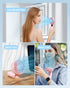 Handheld Fan, Foldable Portable Fan with LED Display, 3000mAh Battery Operated Mini Hand Held Fan, Handheld/Neck/Desk 3 in 1 Personal Small Fan fo...