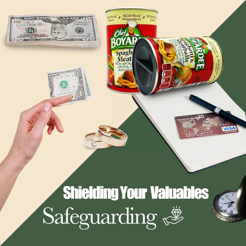 Fake Soup Can Diversion Safe - Keep Your Valuables Safe - Storage Home Security - Spaghetti and Meatballs...