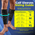 Calf Compression Sleeves by SPARTHOS (Pair) – Leg Compression Socks for Men and Women – Shin Splint Calf Pain Relief Calf Medical Leg Pain and Cra...