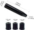 Abfer Black Shift Knob Weighted Car Gear Stick Shifter Extension Long Shifting Lever Handle Fit Most Manual Automatic Transmission Vehicle...
