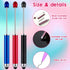 90 Pcs Beadable Pens Kit, Include 30 Pcs 2 in 1 Plastic Stylus Beadable Pens 30 Pcs Foil Thank You Cards with 30 Pcs Resealable Pen Packaging Bags...