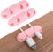 Cable Clips 3PCS Cord Wire Organizer Cable Management Holders 4 Hole Silicone Cable Harness USB Charging Accessory Cable Holder for Office and Hom...
