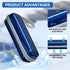 Travel Case for Oral-B/Oral-B Pro/Phlips Sonicare Electric Toothbrush with 2pcs Toothbrush Heads Cover Cap, Portable Hard Protective Storage Bag w...