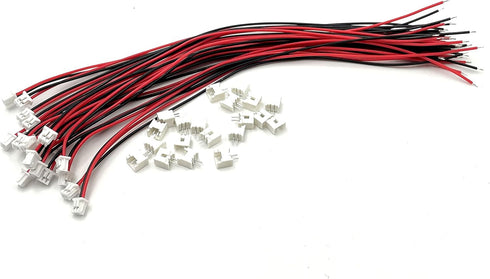 20 Set Micro JST MX 1.25 2Pins Connector Plug Socket 1.25mm Pitch Female & Male Connector PCB Socket 150mm Cable...
