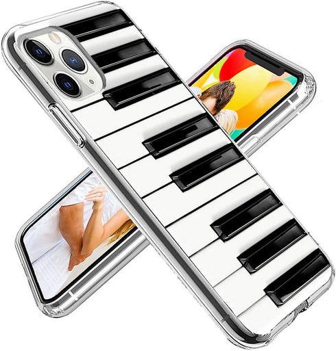 for iPhone 12 Case,for iPhone 12 Pro Case,Full Protective Shockproof Thin Slim Soft TPU Clear Case Cover with for Girl Women Men iPhone 12/12 Pro,...