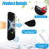 5pcs Ceiling Fan Air Filter, Fan Blade Air Purifier Active Carbon Filter Pads with Double-sided Tape for Home Office Keep Air Fresh Cleaning Conta...