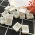 120pcs Empty Half Pans Plastic Paint Kits with Magnetic Square for Watercolor Oils Or Acrylics Paint Travel Tin Case DIY Watercolor Palette Art Dr...
