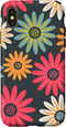 iPhone X/XS Floral Daisy Flowers Pink Green Orange Grey Pattern AEN021 Case...