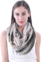 Lina & Lily Cat Animal Print Women's Infinity Scarf Lightweight...