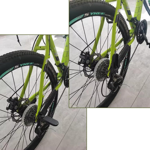 Scooter Footpegs E-bike Footpeg in Aluminum Alloy, Lenght 17cm/6.7",Compatible with Scooter Mopeds E-Bike Mini Bikes,Single Hole...
