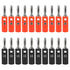 20pcs 4mm Banana Plug Audio Speaker Cable Connector Male Audio Speaker Cable Connector Support 12 AWG to 20 AWG Wires, 10pcs Red + 10pcs Black...