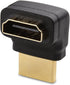 Cable Matters 2-Pack Right Angle HDMI Adapter (270 Degree HDMI Right Angle) with 4K and HDR Support...