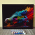Paint by Numbers Kits 16x20 Canvas DIY Oil Painting for Students,Adults Beginner with Brushes & Acrylic Pigment-Sports Car Lovers Art Painting(Fra...