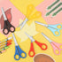Kid Scissors, Blunt Tip Safety Children Scissors, Stainless Steel Blades with Centimetre Scale, More Accurate Cutting, Set of 6...