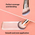 3Pcs Angled Foundation Brush Concealer Brush Kabuki Makeup Brush for Beauty Makeup Liquid Cream Powder Blending Buffing Stippling (P-170S)...