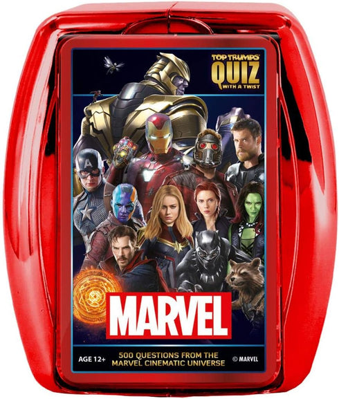 Top Trumps Marvel Cinematic Universe Quiz Game, 500 questions to test your knowledge on Guardians of The Galaxy, Avengers, S.H.I.E.L.D, Wakanda an...