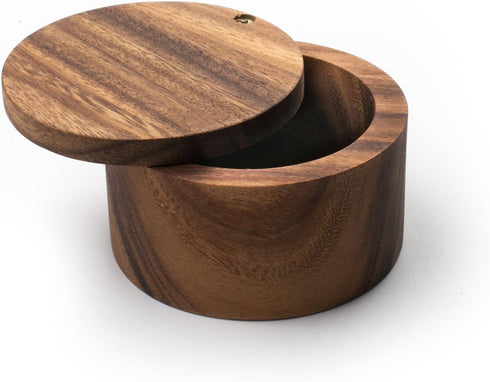 Ironwood Gourmet 28221 Appalachian Salt Cellar, Acacia Wood, 4 x 4 x 2.5 inches, Brown...