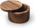 Ironwood Gourmet 28221 Appalachian Salt Cellar, Acacia Wood, 4 x 4 x 2.5 inches, Brown...