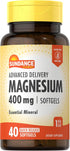 Sundance Magnesium 400mg | 40 Advanced Delivery Softgels | Essential Mineral Supplement | Non-GMO and Gluten Free Formula...