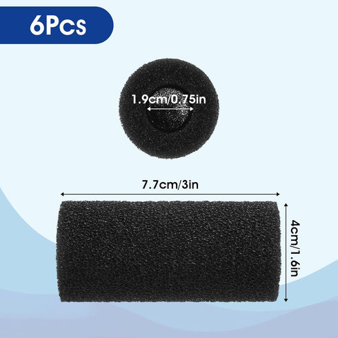 6 Pack Pre-Filter Sponge Fish Tank Filter Accessories Replacement Foam Cover Aquarium Sponge Filter for Shrimp,Fry Fish,Pond,Aquarium...