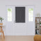 Deconovo Blackout Door Curtain – Thermal Insulated Blackout Window Cover for French & Front Doors with Adjustable Tieback, Room Darkening, Energy ...