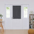 Deconovo Blackout Door Curtain – Thermal Insulated Blackout Window Cover for French & Front Doors with Adjustable Tieback, Room Darkening, Energy ...