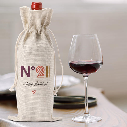Happy 21st Birthday Party Decorations for Her Him, Cool 21st Birthday Gifts for Her Him Wine Bag, Unique 21 Year Old Birthday Gifts for Her Women ...