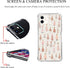 Pink Christmas Trees Case Compatible with iPhone 11, Cute Winter Christmas Case for iPhone 11, Cool TPU Bumper Phone Case Cover......