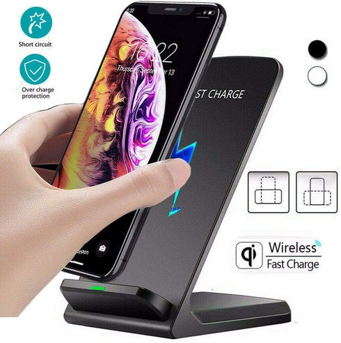 Wireless Charger Stand Qi-Certified 10W/7.5W Charging for Apple iPhone 14 13 12 11 Pro Max/XS MAX/XR/X/8 Plus, Samsung Galaxy S22 S21 S20 S10 S9,N...