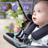 Chuya Toy Straps for Baby 3 Pcs,Silicone Baby Pacifier Holder, Baby Toy Strap Applies to Car Seat Toy,Teether?Teething Toy,High Chair Baby Toy, St...