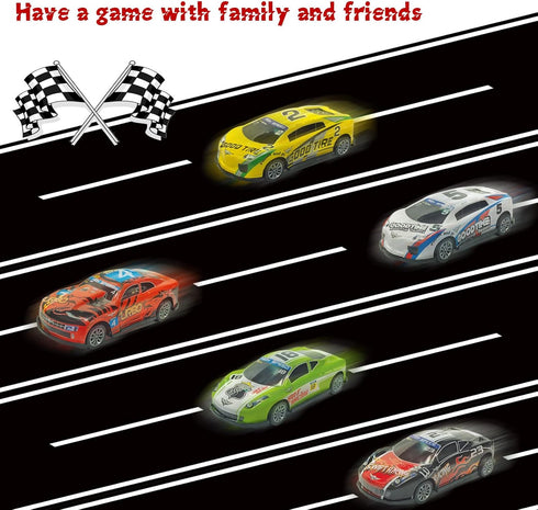 24 Pcs Mini Pull Back Cars 2.7 Inch Race Cars Vehicles Toy Set for Boys Girls Toddlers 3,4,5 Years Old Easter Gifts for Kids...