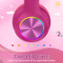 2023 Bluetooth Kids Headphones Fit for Aged 3-21, Colorful LED Lights Comfort Wireless Headphones with Microphone 94dB Volume Limited for School/i...