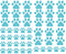 49 Pieces/Set Dog Paws Wall Decals Vinyl Pawprints Sticker Animal Footprint Wall Art Decoration for Kids Boy Girl Baby Nursery Bedroom Living Room...
