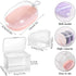 4 Pcs Makeup Sponge Holder Case, Beauty Blender Holder Cosmetic Egg Makeup Sponge Powder Puff Protective Container Storage Box for Travel (Transpa...