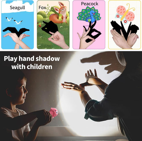 Flashlight Projector Toy-Torch Projection-LED Flashlights-Educational Toys , Include Dinosaurs, Vehicles, Animals, 48 Patterns for Fun Cognition B...