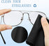 50 Pieces Microfiber Cleaning Cloths for Glasses 7 x 6 Inch Eyeglasses Cleaning Cloth Lens Glasses Cleaning Cloth for Electronics Glasses Screen C...