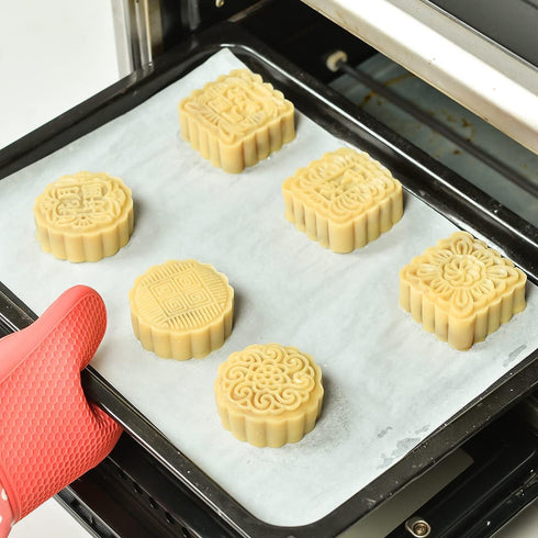 Chinese Traditional Mid-Autumn Mooncake Mold?Biscuit Stamping Machine?18 pcs 100g/125g Different Round And Square Flower Pattern For 2 Sets....