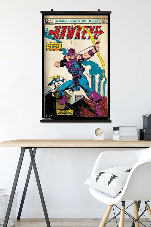 Trends International Marvel Comics - Hawkeye - Hawkeye #1 Wall Poster, 22.375" x 34", Premium Poster & Clip Bundle...