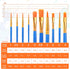 ESRICH Paint Brushes, 2 Packs / 20 Pcs Nylon Miniature Paintbrushes, Face and Body Watercolor Oil Painting Artist Professional Acrylic Paint Brush...