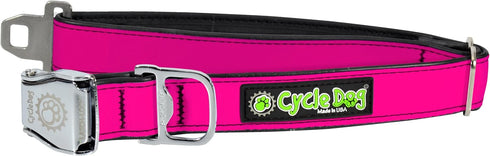 RCM-HMR-M Hot Pink MAX Reflective Bottle Opener Dog Collar with Airline, Medium (12"-21")...