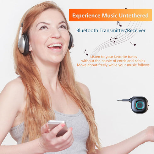 Aux Bluetooth Adapter for Car Stereo: Easy to Connect Wirelessly Phone to Auto Audio...