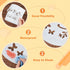 12pcs Camping Welcome Stencils for Painting On Wood 12" Half Round Stencils Forest Mountain Nature Stencil with Paint Brush Camp Life Go Fishing T...