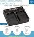 BM Premium Dual Battery Charger for Olympus OM-D E-M1 Mark II Camera...