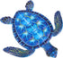 Cabilock Metal Sea Turtle Wall Decor Nautical Ornaments 3D Metal Hanging Decor Beach Sculptures Home Decor for Home Indoor Backyard Patio Garden B...