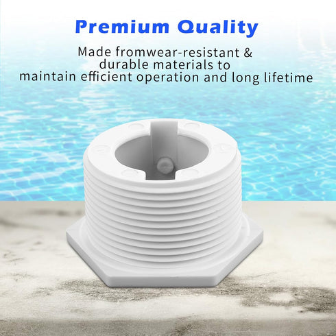 2 Pcs 6-500-00 Pool Cleaner Universal Wall Fitting (UWF) Connector Replacement Part Exact Fit for Zodiac Polaris 180 280 360 380 3900 Sport 480 Pr...