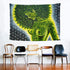 Brccee AC Wall Tapestry Beauty green marijuana weed leaf Hippie African American Women Tapestry Wall Hanging Home Decor 60x80 inches For Bedroom L...