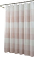 Dainty Home Waffle Weave Shower Curtain - Ombre Striped Pattern in Blush 70" x 72" - Water Resistant Polyester Blend, Washable Shower Curtain - Pe...